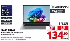 Samsung - Notebook Galaxy Book 6 NP760VJG-KG3IT 