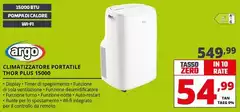 Argo - Climatizzatore Portatile Thor Plus 15000