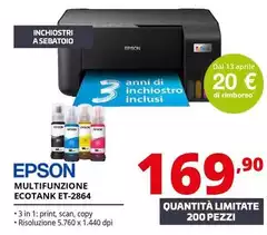 Epson - Multifunzione Ecotank ET-2864
