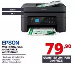 Epson - Multifunzione Workforce WF-2935DWF