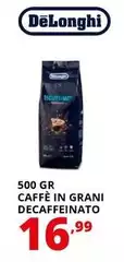 De Longhi - 500 Gr Caffè In Grani Decaffeinato