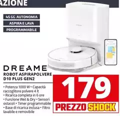 Dreame - Robot Aspirapolvere D10 Plus Gen2