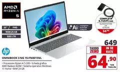 HP - Omnibook 3 NG 15-FN0015NL