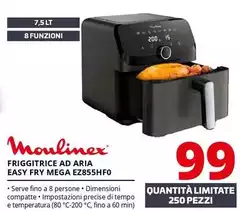 Moulinex - Friggitrice Ad Aria Easy Fry Mega EZ855HF0