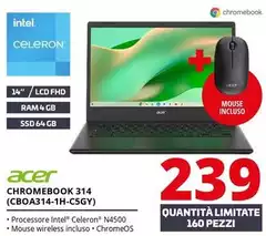 Acer - Chromebook 314 (CBOA314-1H-C5GY)