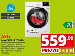 Aeg - Lavatrice LR7FG84B4 
