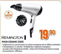 Remington - Phon Ceramic D3015