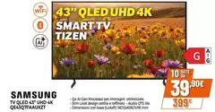 Samsung - Tv Qled 43" UHD 4K QE43Q7FAUXZT
