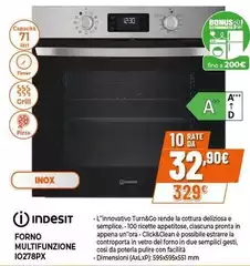 Indesit - Forno Multifunzione IO278PX