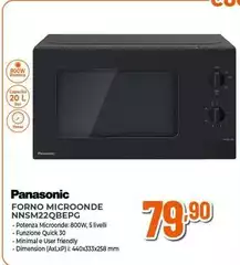 Panasonic - Forno Microonde NNSM22QBPG