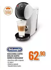 De Longhi - Macchina Caffè Dolce Gusto Genio S Edp266w