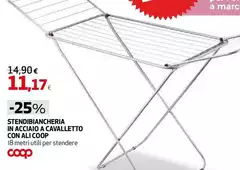 Coop - Stendibiancheria In Acciao A Cavalletto Con Ali