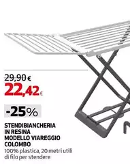 Colombo - Stendibiancheria In Resina Modello Viareggia