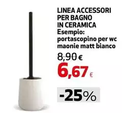 Linea -  Accessori Per Bagno In Ceramica