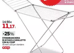 Coop - Stendibiancheria In Acciao A Cavalletto Con Ali