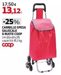 Coop - Carrello Spesa Saliscale 6 Ruote
