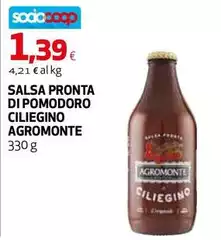 Agromonte - Salsa Pronta Di Pomodoro Ciliegino