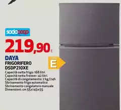 Daya - Frigorifero DSPD210XE