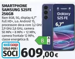 Samsung - Smartphone S25FE 256GB