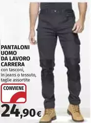 Carrera - Pantaloni Uomo Da Lavoro