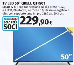 Qbell technology - Tv Led 50" Qtf50t