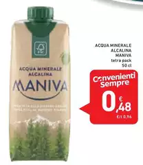 Maniva - Acqua Minerale Alcalina