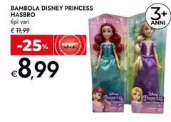 Hasbro - Bambola Disney Princess