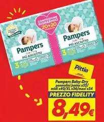 Pampers - Baby-dry Pannolini Junior