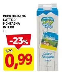 Cuor di malga - Cuor Di Malga Latte Di Montagna Intero