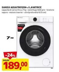 Giro - AQUA70012SN-J Lavatrice