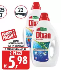 Dixan - Detersivo Liquido