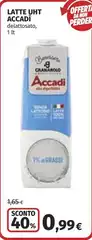Granarolo - Latte UHT Accadì Granarolo - Latte UHT Accadì