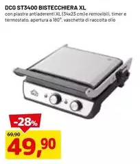 Dcg eltronic - ST3400 Bistecchiera XL