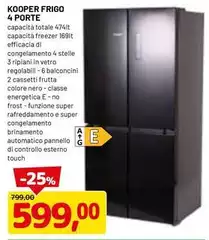 Kooper - Frigo 4 Porte
