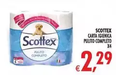Scottex - Carta Igienica Pulito Completo