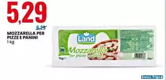 Land - Mozzarella Per Pizze E Panini