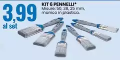 Kit 6 Pennelli