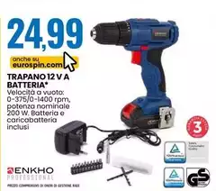 Trapano 12 V A Batteria