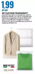 Set Custodie Trasparenti