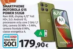 Motorola - Smartphone G15 Power 512gb