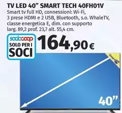 Smart technologies - Tv Led 40" 40FH01V