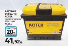 Acter - Batterie Per Auto