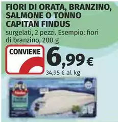 Findus - Fiori Di Orata, Branzino, Salmone O Tonno