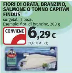 Findus - Fiori Di Orata, Branzino, Salmone O Tonno