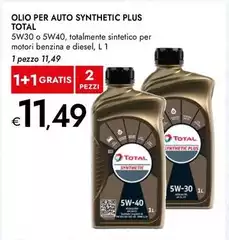 Total - Olio Per Auto Synthetic Plus
