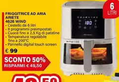 Ariete - Friggitrice Ad Aria 4626 Wind