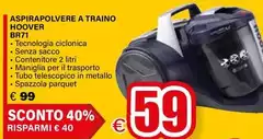 Hoover - Aspirapolvere A Traino BR71