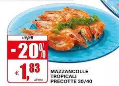 Mazzancolle Tropicali Precotte 30/40