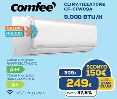 Comfeè - Cf-CFW09A 9000 Btu/H