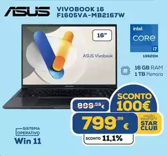Asus - Vivobook F1605va-mb2167w